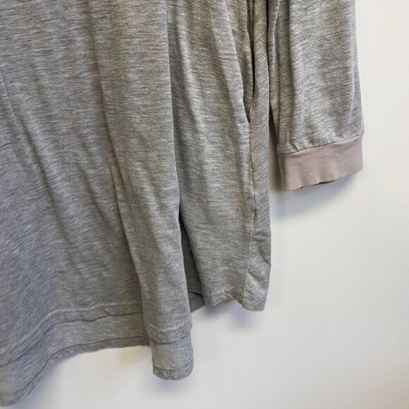 Umgee Gray Ruffle Long Sleeve Dress - Picture 2 of 11